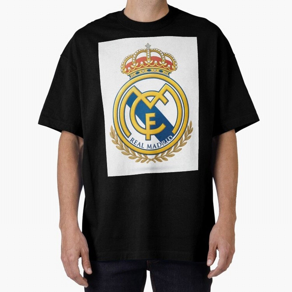 Real Futbol Bernab¨¦u Oversized T-Shirt Celebrate Football Dreams Across FIFA World Cup 2026 Group Stage Connected to CR7, Portugal, Spain and Germany Energy, Global Supporter Spirit, Legendary Goals, National Colors and Tournament Celebration;