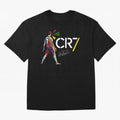 Cr7 Cristiano Ronaldo Signature Oversized T-Shirt Make Every Kick Count in Match Day Hype around FIFA World Cup 2026, Haaland, Portugal, Spain and Germany, Match Day Excitement, Supporter Culture, Golden Goals and Global Football Passion; Great for