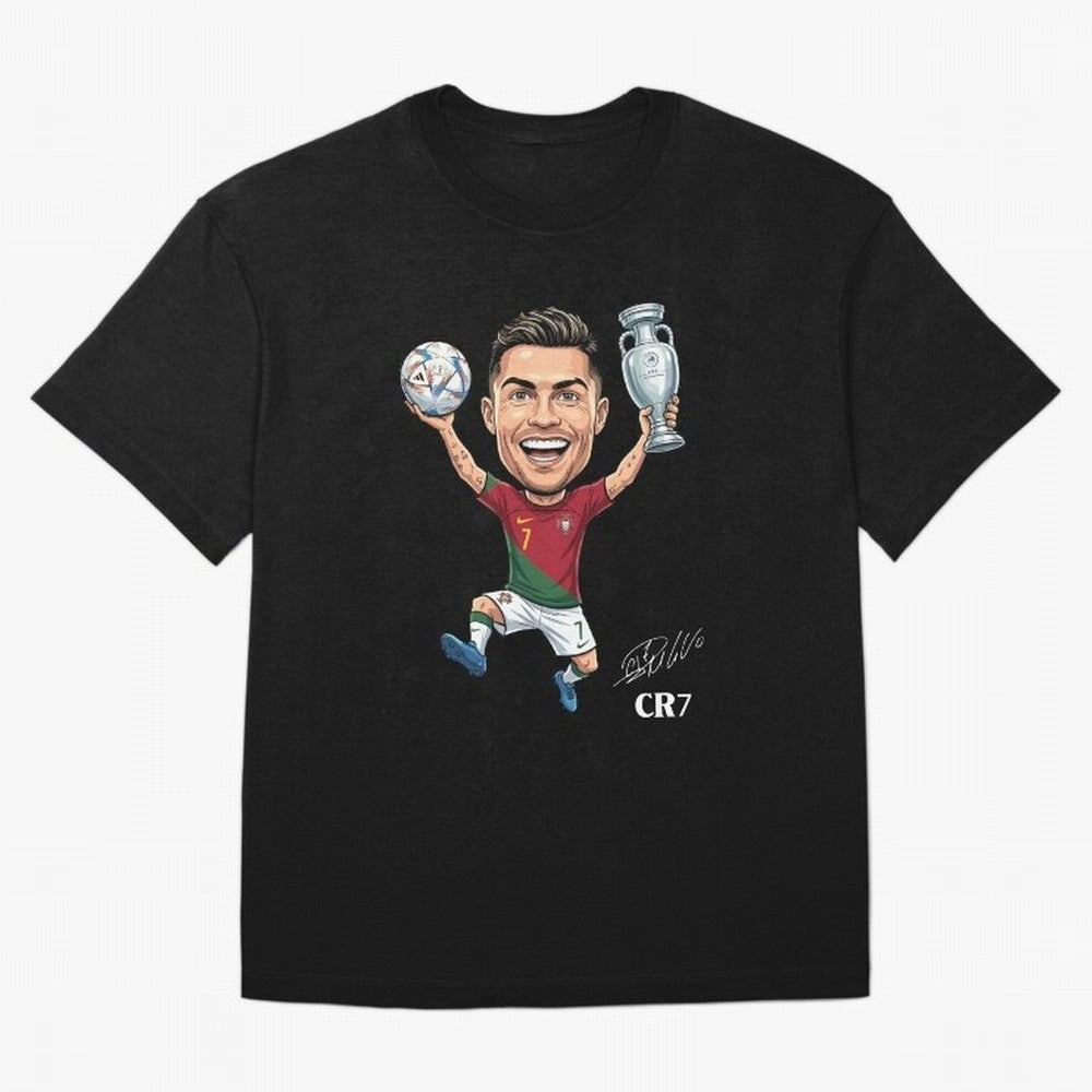 Cristiano Ronaldo Campion Oversized T-Shirt Show Support during the FIFA World Cup 2026 Journey through CR7 Highlights, Netherlands Pride, Match Day Excitement, Supporter Culture, Golden Goals and Global Football Passion; Created for Match Day