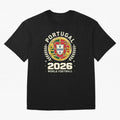 Portugal 2026 World Football Oversized T-Shirt Join the Global Buzz around the FIFA World Cup 2026 Group Stage Journey through Neymar, Haaland and Cristiano Ronaldo Highlights, Portugal Pride, Stadium Chants, National Pride, Trophy Dreams and
