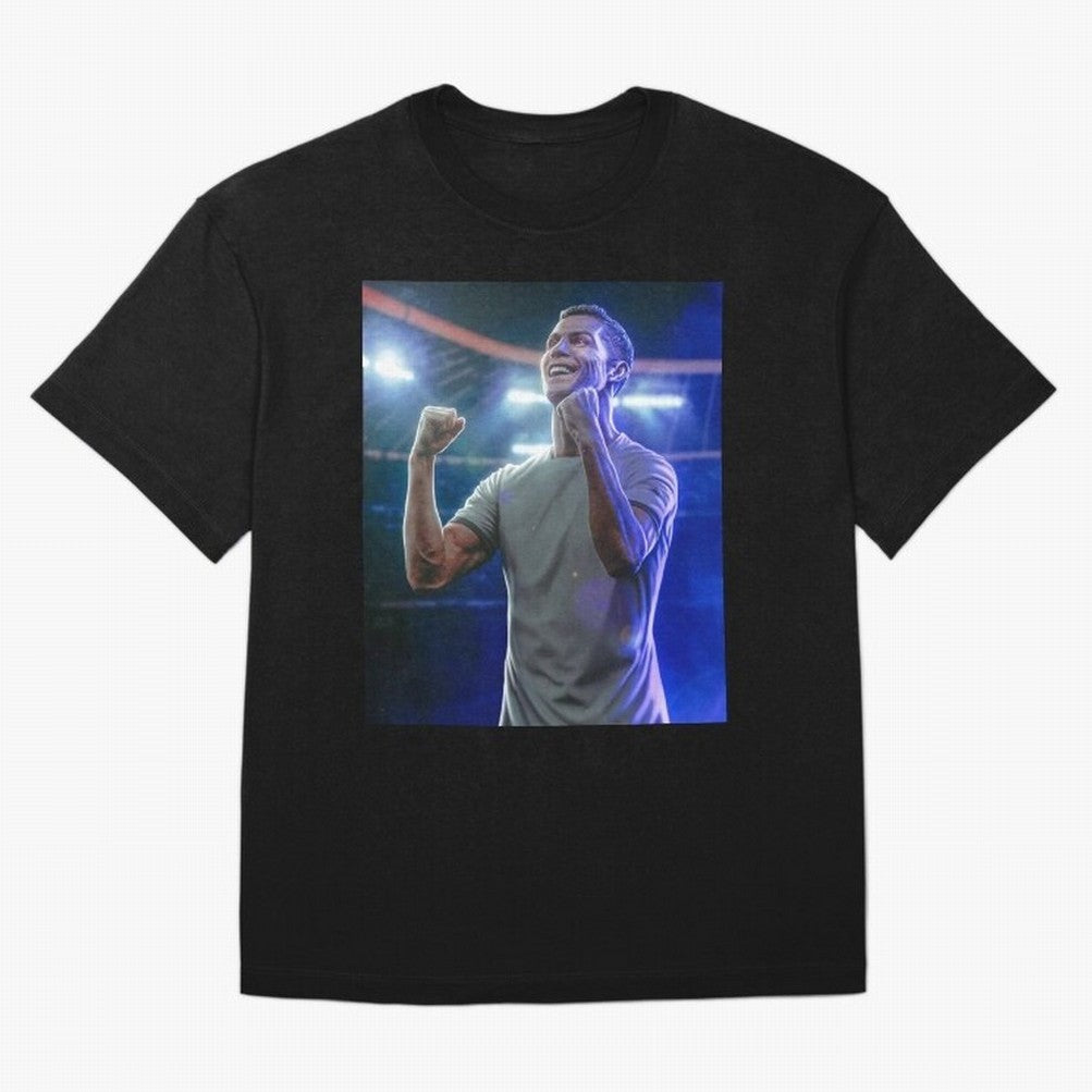 Cristiano Ronaldo Oversized T-Shirt Keep the Match Day Mood of the FIFA World Cup 2026 USA Canada Mexico Journey through CR7 Highlights, England Pride, Classic Soccer Heritage, Championship Pressure, Fan Loyalty and International Pride; Perfect for