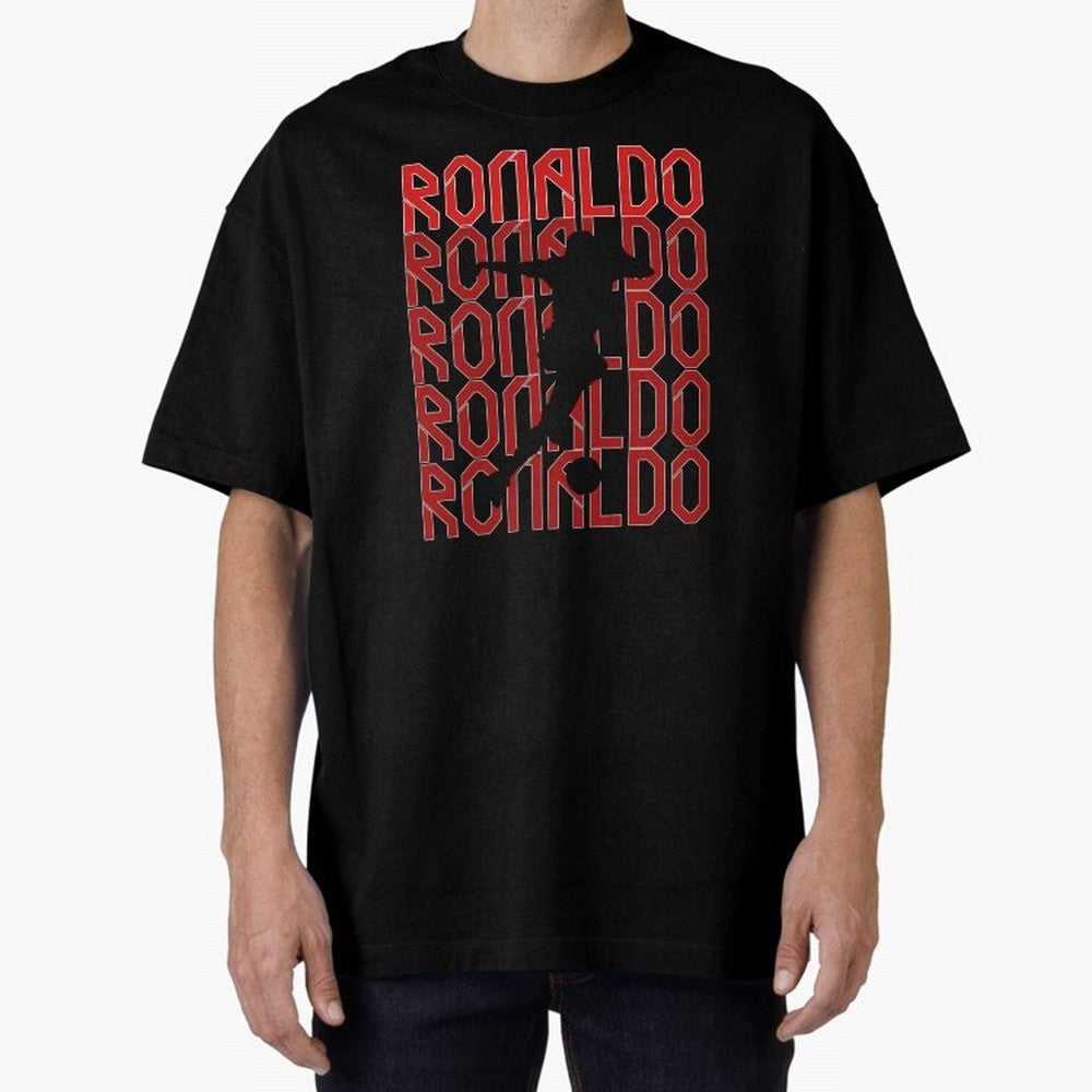 Cristiano Ronaldo Oversized T-Shirt Celebrate Global Passion for FIFA World Cup 2026 for Fans of CR7 and Brazil, Portugal and Argentina, Bringing Worldwide Fan Energy, Dramatic Goals, Stadium Lights and Championship Celebrations; Ideal for Fans Who