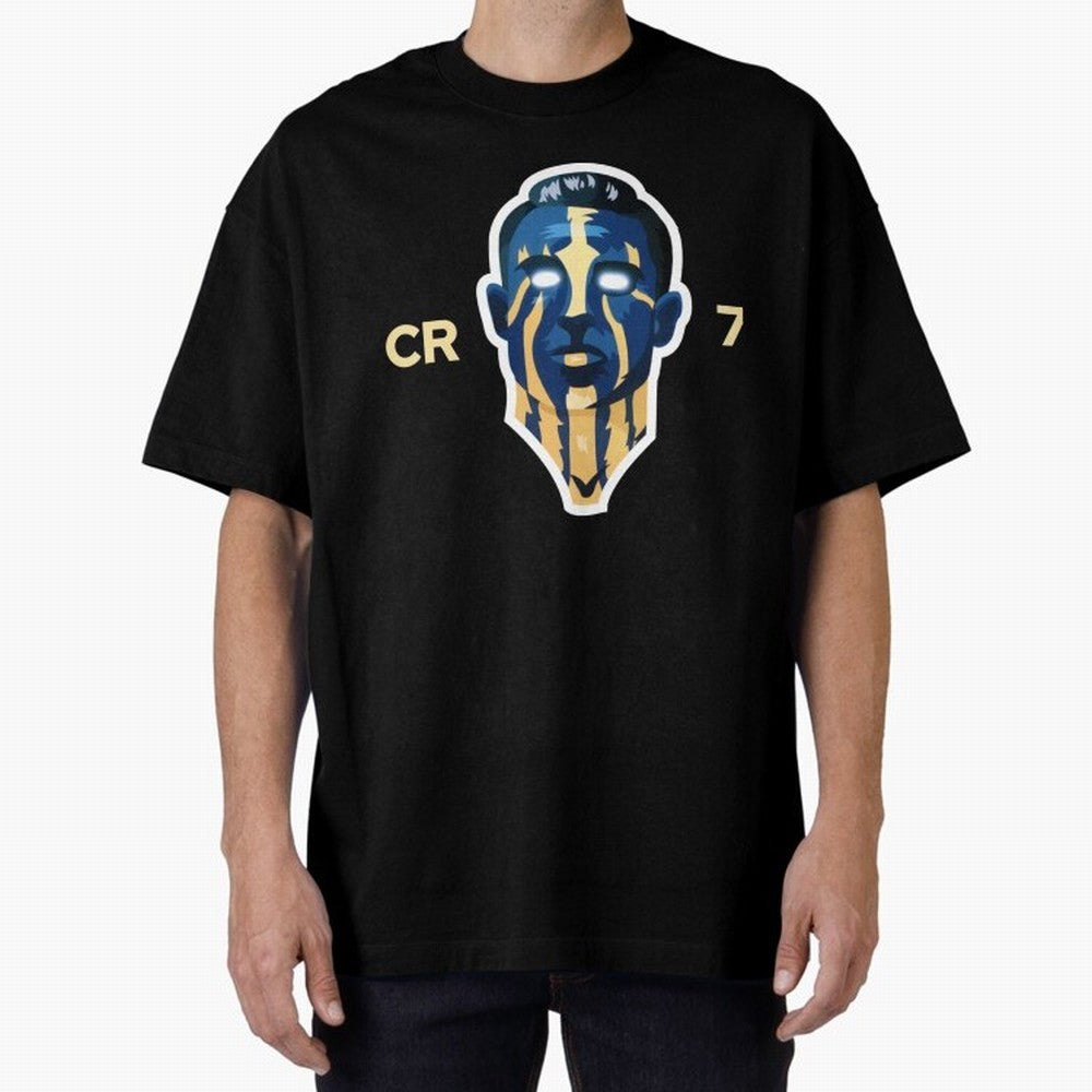 cristiano ronaldo cristiano ronaldo Oversized T-Shirt Stand with FIFA World Cup 2026 Group Stage Spirit, Centered on Brazil, Haaland and Mbappe, Classic Soccer Heritage, Championship Pressure, Fan Loyalty and International Pride; Ideal for Football