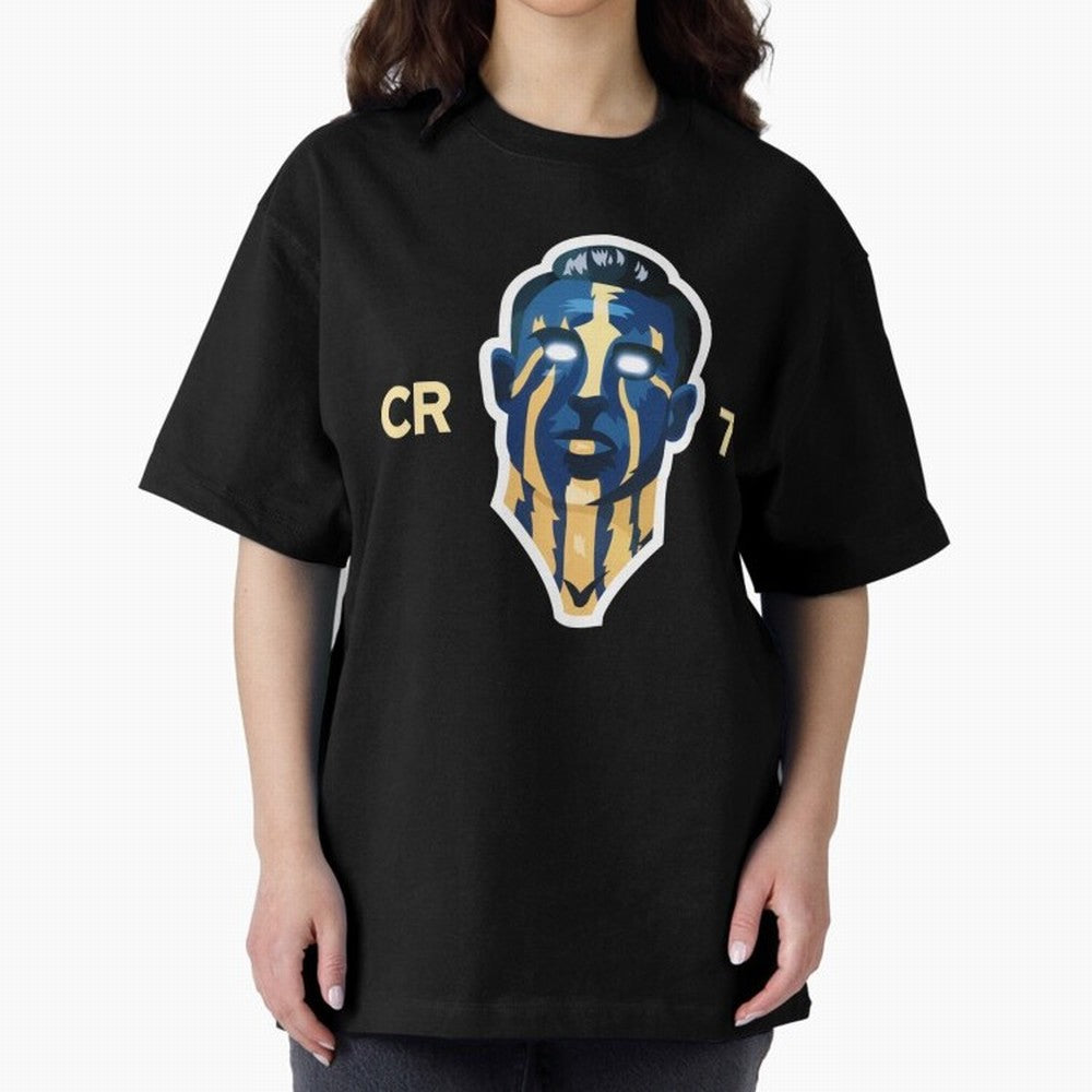 cristiano ronaldo cristiano ronaldo Oversized T-Shirt Stand with FIFA World Cup 2026 Group Stage Spirit, Centered on Brazil, Haaland and Mbappe, Classic Soccer Heritage, Championship Pressure, Fan Loyalty and International Pride; Ideal for Football