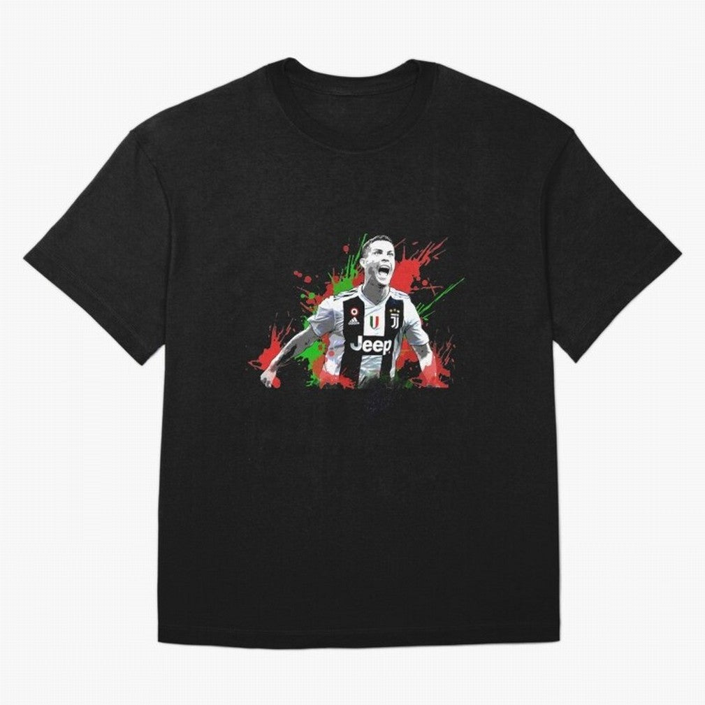 Cristiano Ronaldo Cristiano Ronaldo Oversized T-Shirt Show Match Day Excitement for FIFA World Cup 2026 Group Stage Built around Messi, CR7 and Mbappe, Argentina Energy, Soccer Culture, Superstar Moments, National Team Dreams and Competitive Fire;
