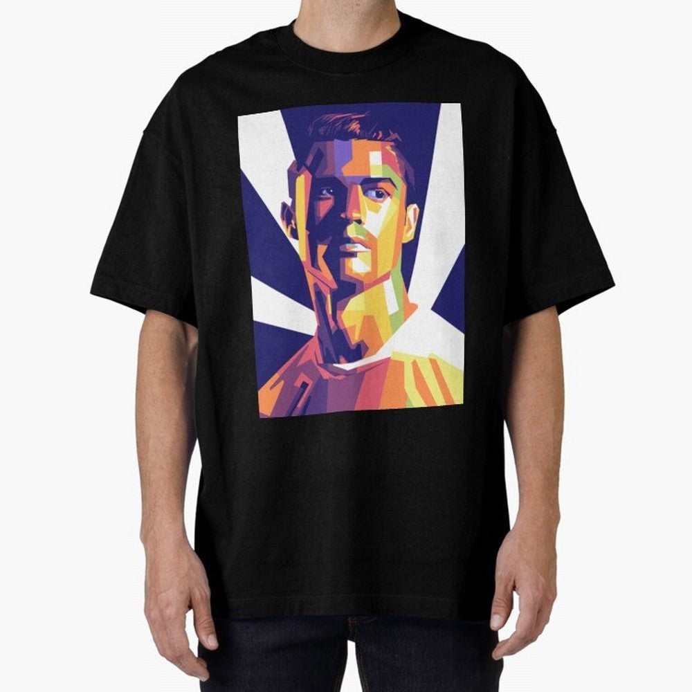 Cristiano Ronaldo cristiano ronaldo Oversized T-Shirt Carry National Pride through FIFA World Cup 2026 for Fans of Cristiano Ronaldo, Haaland and CR7 and Argentina and Brazil, Bringing Football History, Final Match Energy, Crowd Noise and Once in a