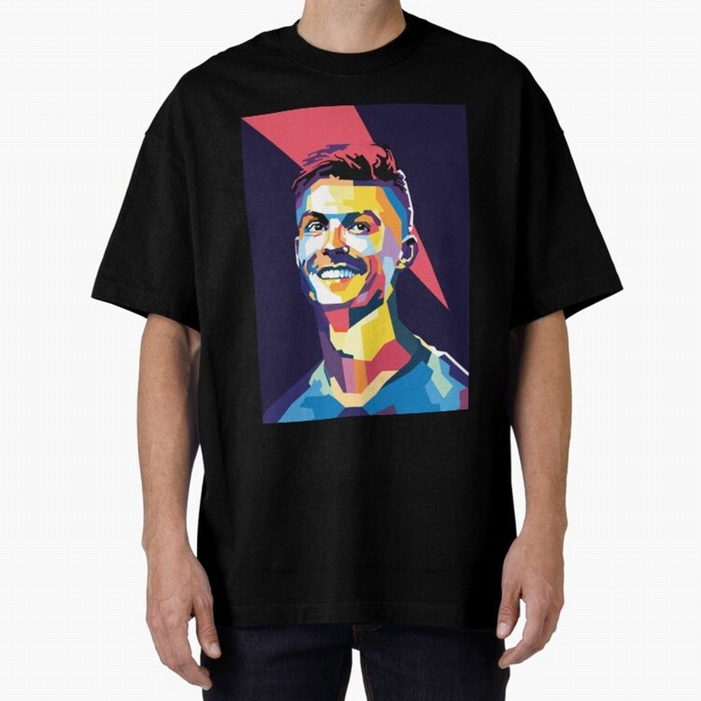 Cristiano Ronaldo Cristiano Ronaldo Oversized T-Shirt Feel the Trophy Chase of the FIFA World Cup 2026 USA Canada Mexico Journey through CR7 Highlights, Argentina, France and Brazil Pride, Match Day Excitement, Supporter Culture, Golden Goals and