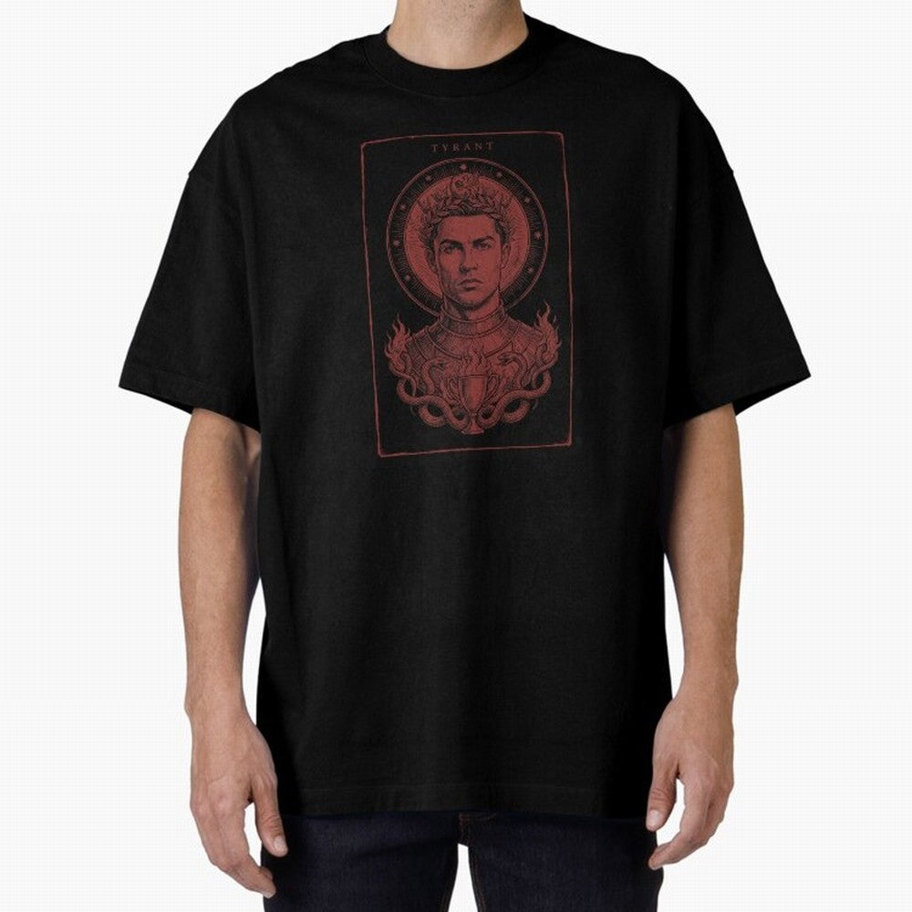 Ronaldo ¡ª The Relentless Ascendant Oversized T-Shirt Fuel Your Fan Pride for FIFA World Cup 2026 Group Stage Connected to Cristiano Ronaldo, Haaland and CR7, England Energy, Goal Celebration Energy, Supporter Heritage, Football Icons and Worldwide