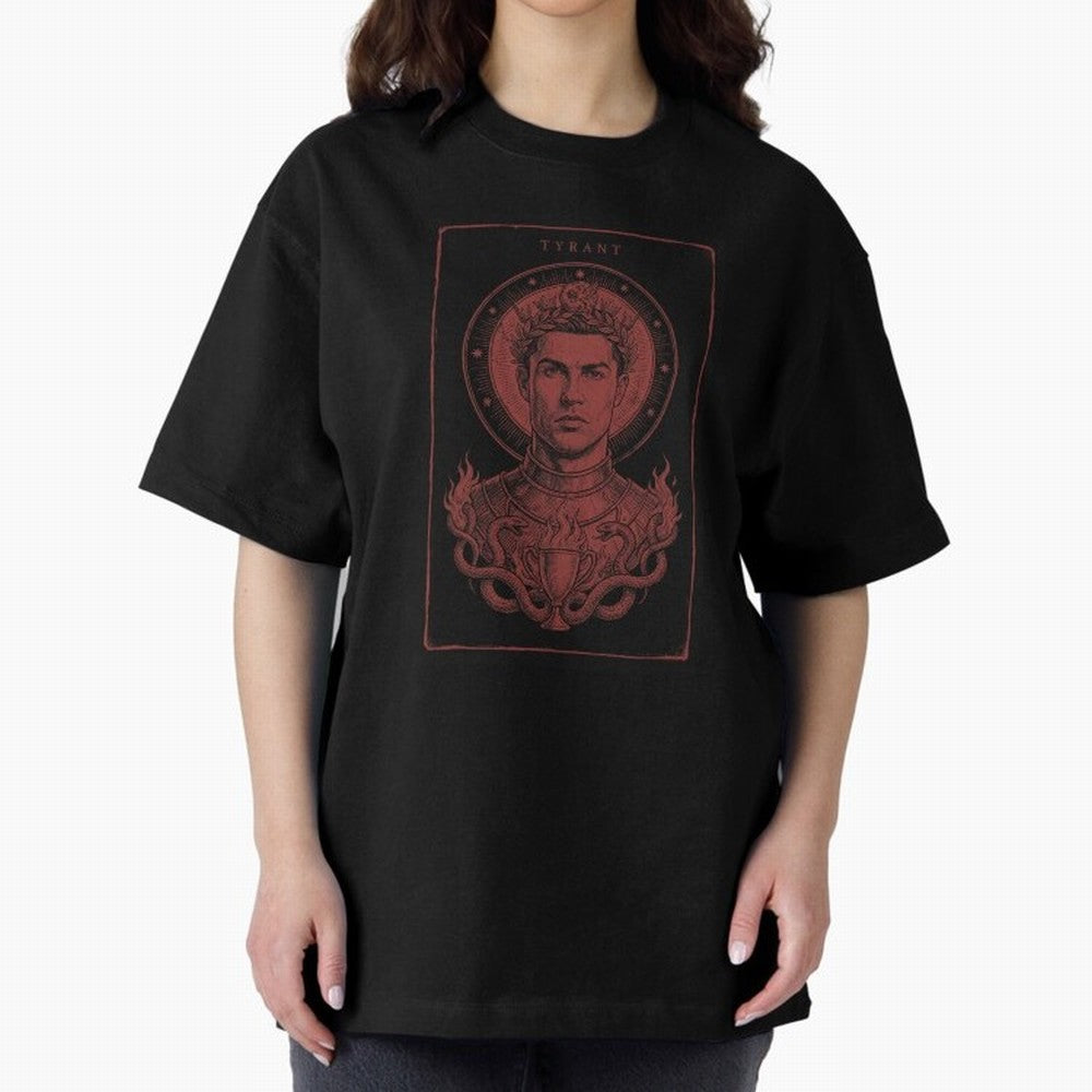 Ronaldo ¡ª The Relentless Ascendant Oversized T-Shirt Fuel Your Fan Pride for FIFA World Cup 2026 Group Stage Connected to Cristiano Ronaldo, Haaland and CR7, England Energy, Goal Celebration Energy, Supporter Heritage, Football Icons and Worldwide