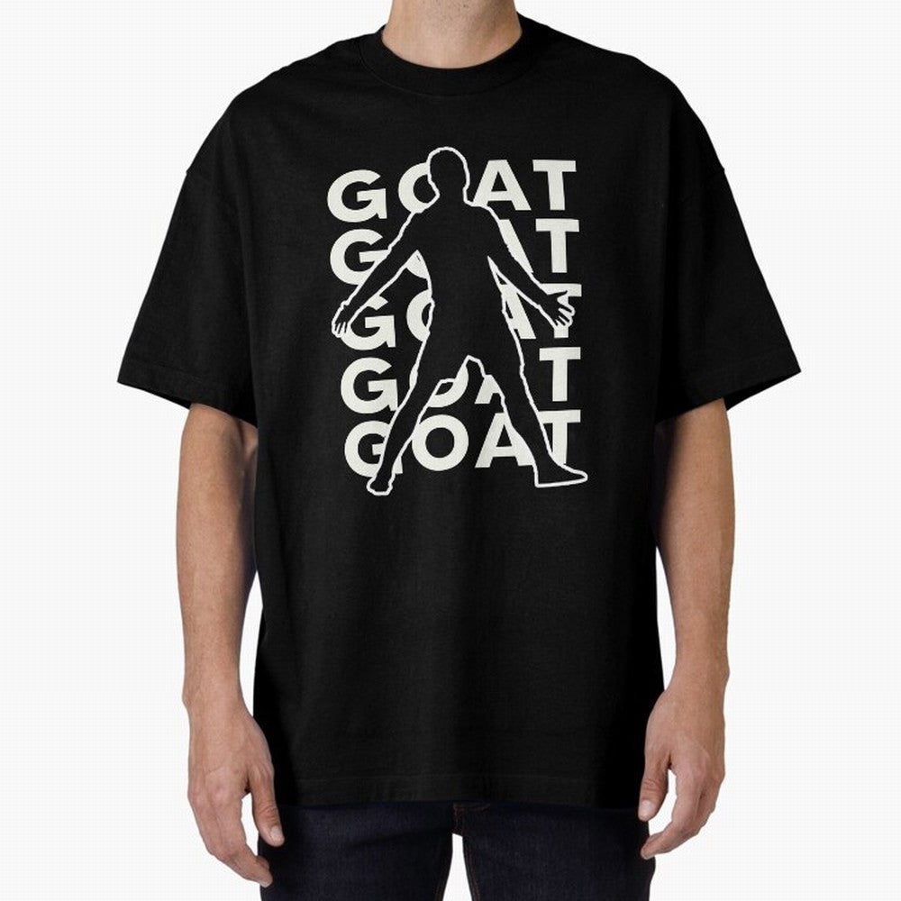 Cristiano Ronaldo the goat CR7 Oversized T-Shirt Keep the Match Day Mood of FIFA World Cup 2026 USA Canada Mexico for Fans of Haaland and Mbappe and Brazil, Bringing Worldwide Fan Energy, Dramatic Goals, Stadium Lights and Championship
