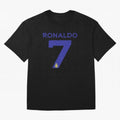 Ronaldo 7 Al-Nassr Football Club - Oversized T-Shirt Support Your Favorite Stars during the FIFA World Cup 2026 Group Stage Journey through CR7 Highlights, France and Portugal Pride, Championship Spirit, Famous Goals, Roaring Crowds and