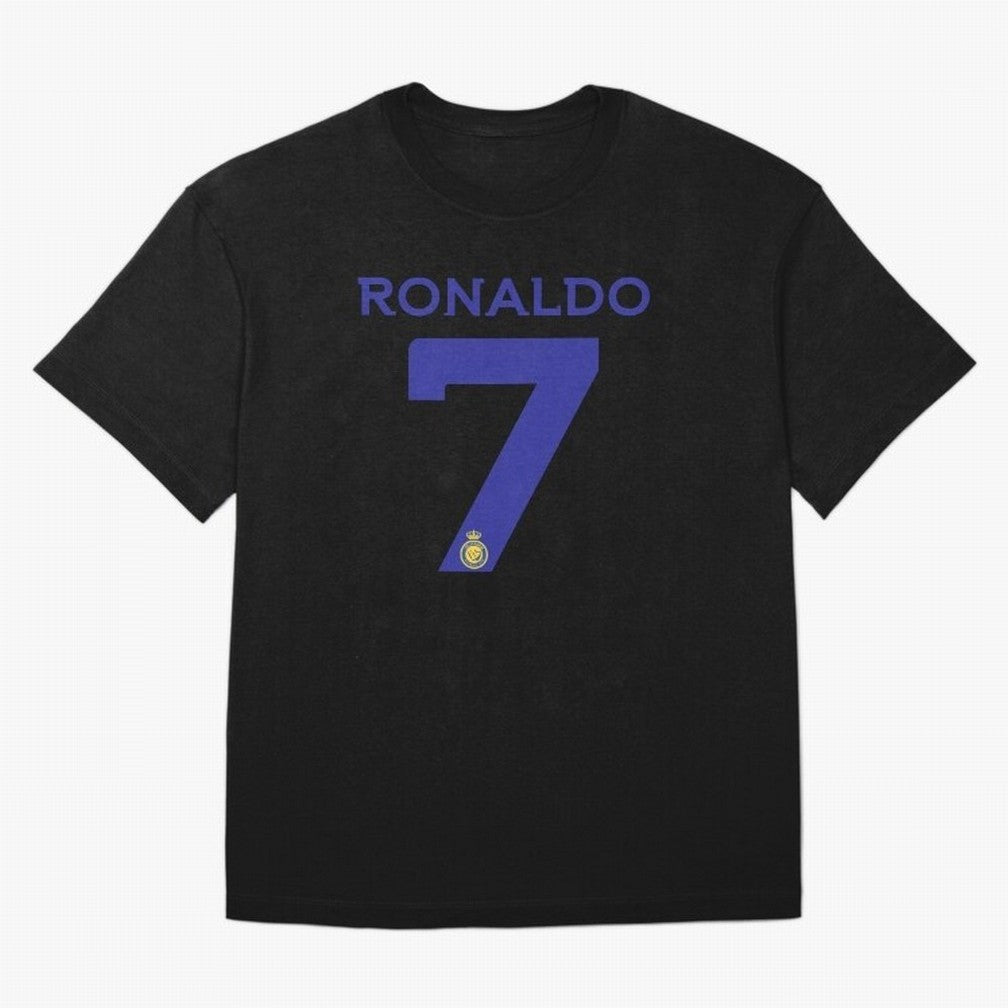 Ronaldo 7 Al-Nassr Football Club - Oversized T-Shirt Support Your Favorite Stars during the FIFA World Cup 2026 Group Stage Journey through CR7 Highlights, France and Portugal Pride, Championship Spirit, Famous Goals, Roaring Crowds and