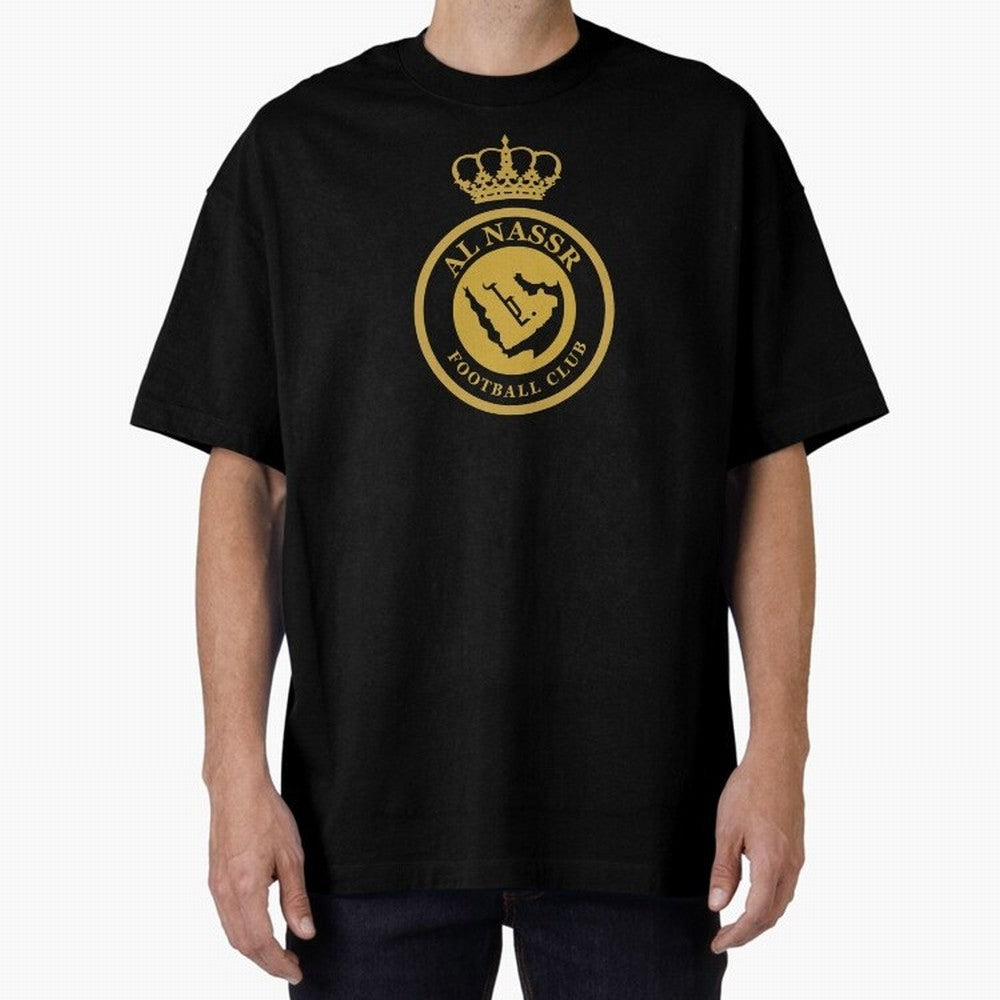 Al-Nassr Football Club - Oversized T-Shirt Join the Global Buzz around Match Day Hype around FIFA World Cup 2026 Group Stage, Cristiano Ronaldo, Spain, Classic Soccer Heritage, Championship Pressure, Fan Loyalty and International Pride; Made for