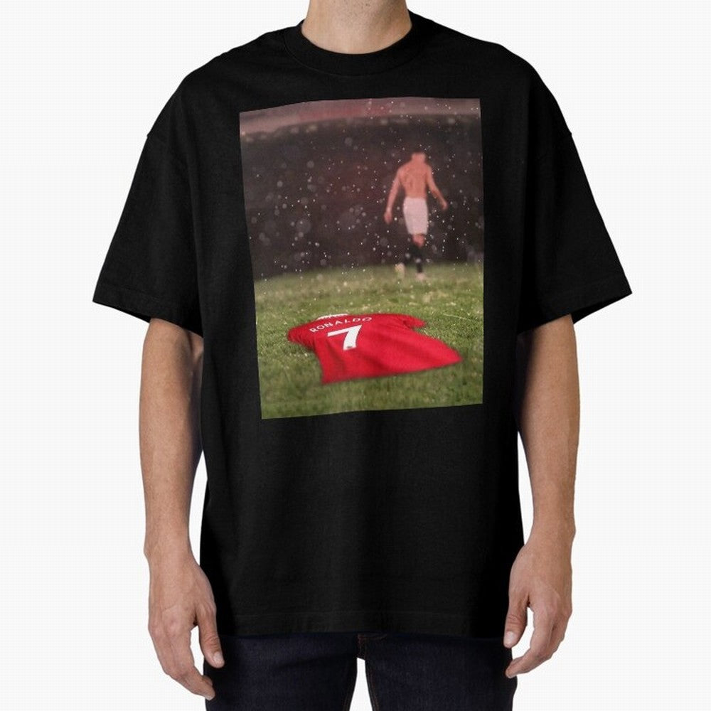 Cristiano Ronaldo Oversized T-Shirt Stand with FIFA World Cup 2026 USA Canada Mexico for Fans of Cristiano Ronaldo and Argentina and Brazil, Bringing Stadium Chants, National Pride, Trophy Dreams and Unforgettable Football Memories; Ideal for