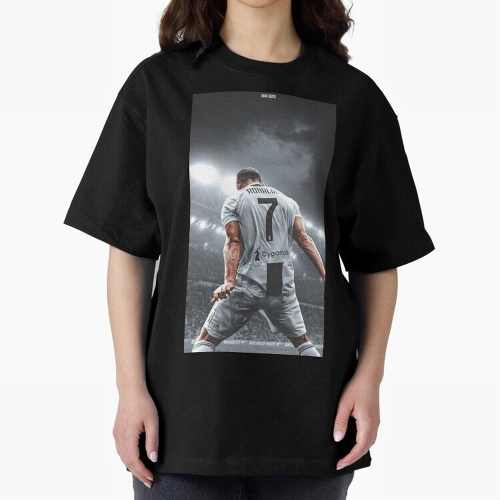 Cristiano Ronaldo Fantastic Oversized T-Shirt Turn Up for FIFA World Cup 2026 USA Canada Mexico Made for Haaland and Mbappe, Netherlands Energy, Match Day Excitement, Supporter Culture, Golden Goals and Global Football Passion; Perfect for Fans,