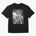 Glorious Oversized T-Shirt Feel International Energy from Global Football Passion for FIFA World Cup 2026, Featuring Haaland and Mbappe, Portugal, Spain and Germany, Championship Spirit, Famous Goals, Roaring Crowds and International Football