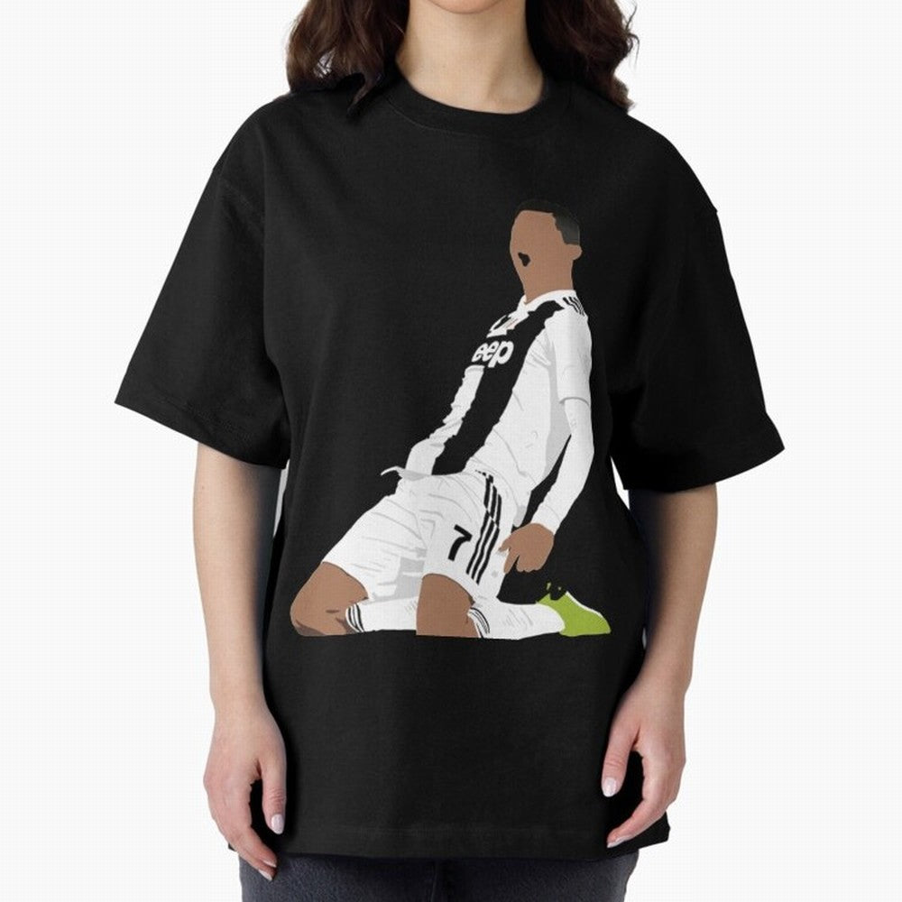Cristiano Ronaldo Cristiano Ronaldo Oversized T-Shirt Follow Global Football Passion for FIFA World Cup 2026, Made for CR7 and Messi, England and Germany, Tournament Hype, Historic Matchups, Family Viewing Parties and Global Sports Pride; Great for