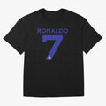 Ronaldo 7 Al-Nassr Football Club - Oversized T-Shirt Bring Stadium Energy to Match Day Hype around FIFA World Cup 2026 USA Canada Mexico, CR7, Spain and Netherlands, Worldwide Fan Energy, Dramatic Goals, Stadium Lights and Championship