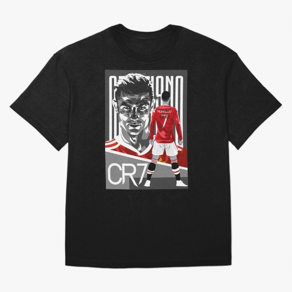 Cristiano Ronaldo in Red Oversized T-Shirt Make Memories around FIFA World Cup 2026 USA Canada Mexico Spirit, Inspired by Spain, Messi, CR7 and Mbappe, Football Passion, Legendary Performances, Festival Vibes and Supporter Community; Perfect for