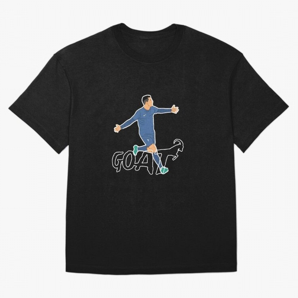Cristiano Ronaldo - GOAT Oversized T-Shirt Share the Excitement of the FIFA World Cup 2026 Group Stage Journey through CR7 Highlights, England Pride, Football History, Final Match Energy, Crowd Noise and Once in a Lifetime Moments; Perfect for
