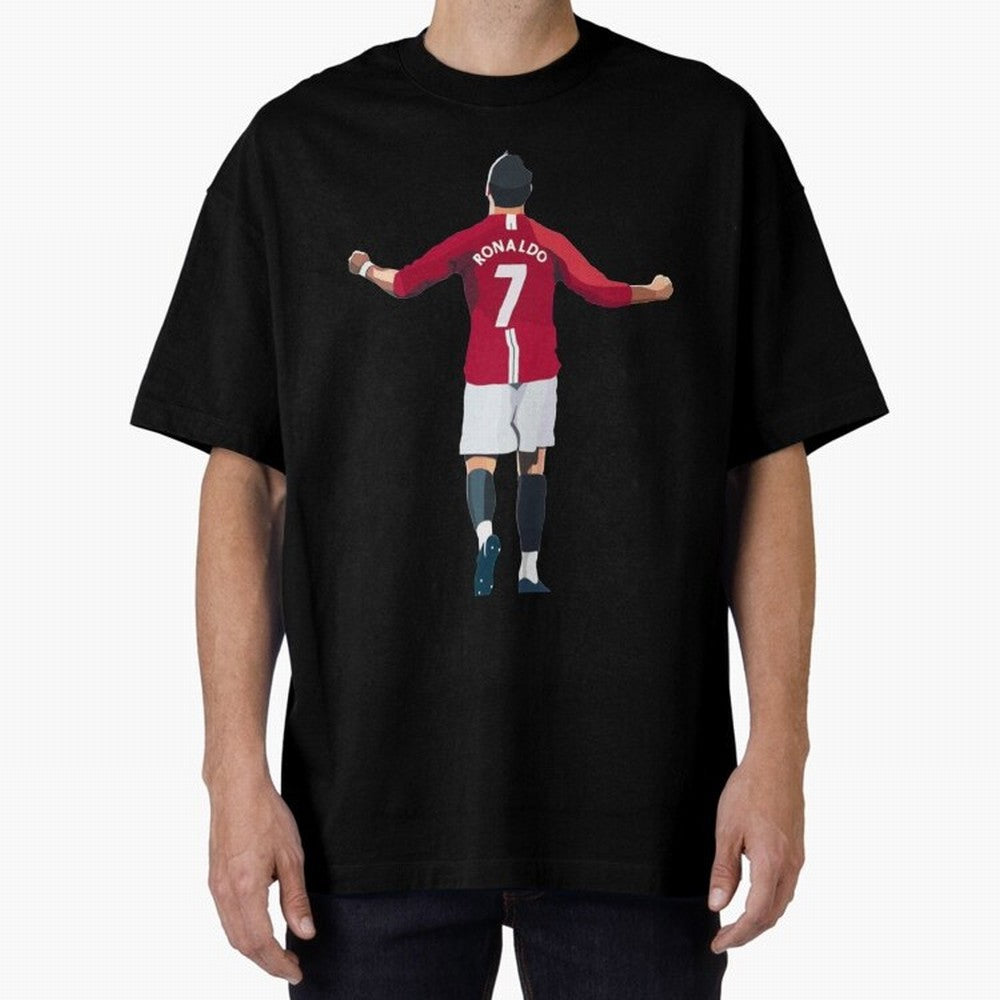 Cristiano Ronaldo Legend Cristiano Ronaldo Oversized T-Shirt Honor the Beautiful Game during FIFA World Cup 2026 Group Stage Highlighting Messi, Argentina Energy, Championship Spirit, Famous Goals, Roaring Crowds and International Football Unity;