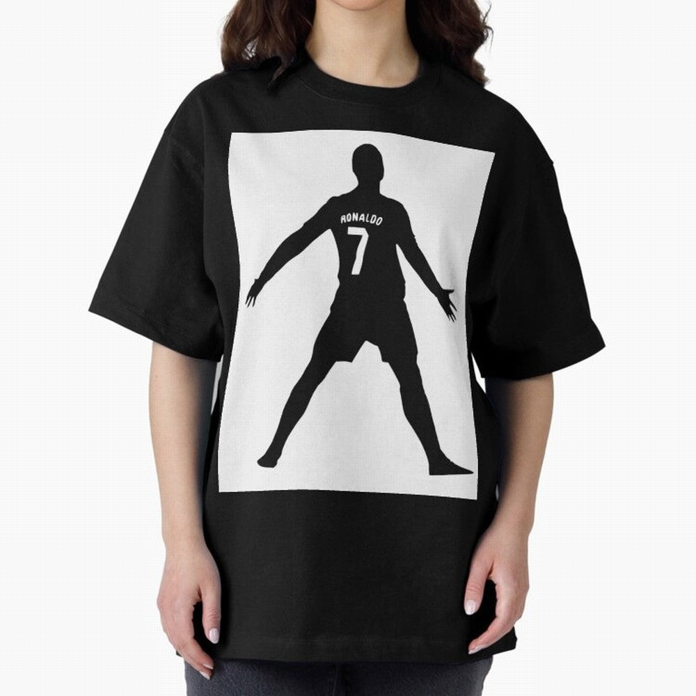 Cristiano Ronaldo #7108 Oversized T-Shirt Support Your Favorite Stars during FIFA World Cup 2026 USA Canada Mexico Highlighting Haaland, England and Germany Energy, Classic Soccer Heritage, Championship Pressure, Fan Loyalty and International