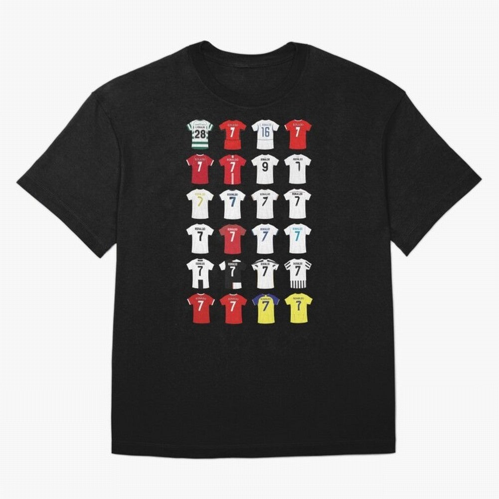 Cristiano Ronaldo Football Oversized T-Shirt Celebrate Golden Goal Energy in Match Day Hype around FIFA World Cup 2026, Haaland, Brazil, Portugal and Argentina, Goal Celebration Energy, Supporter Heritage, Football Icons and Worldwide Tournament