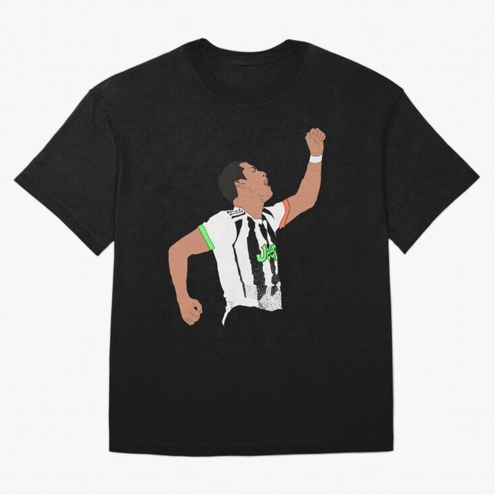 Cristiano Ronaldo Cristiano Ronaldo Juve Oversized T-Shirt Bring Trophy Dreams to Match Day Hype around FIFA World Cup 2026, Messi and Cristiano Ronaldo, France and Portugal, Vintage Soccer Flavor, Modern Football Stars, National Flags and Final