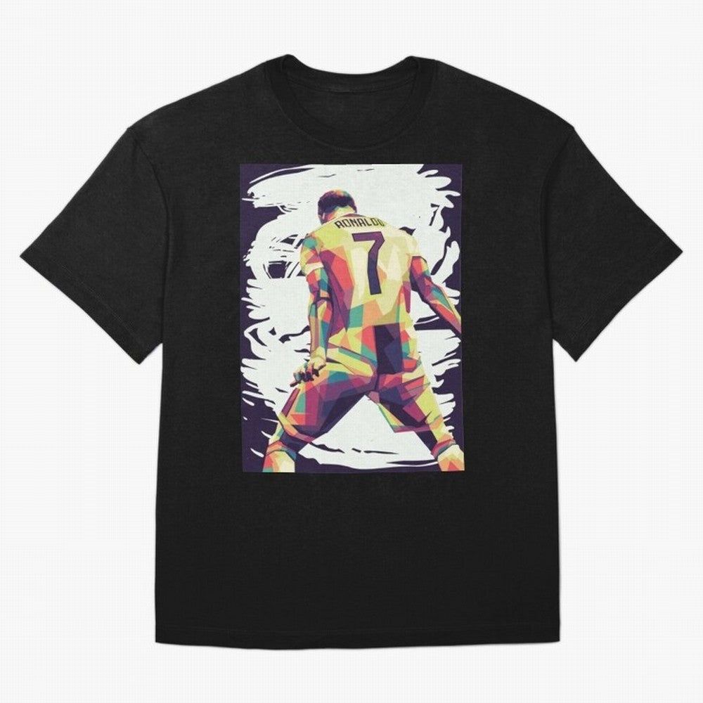 Cristiano Ronaldo Art cristiano ronaldo Oversized T-Shirt Upgrade FIFA World Cup 2026 for Fans of Haaland and Mbappe and Brazil, Bringing Stadium Chants, National Pride, Trophy Dreams and Unforgettable Football Memories; Ideal for Fans Who Follow