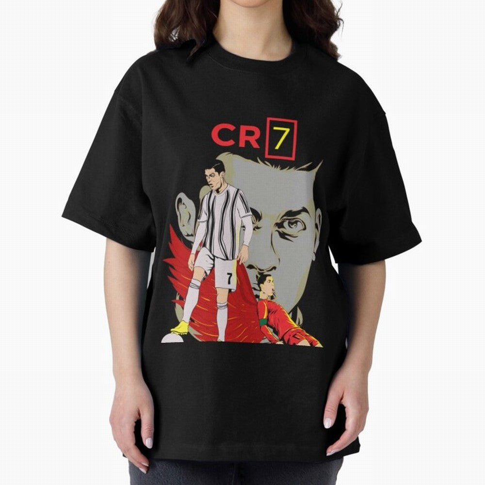 Cristiano Ronaldo Cristiano Ronaldo cr7 Oversized T-Shirt Celebrate Rivalries and Pride in FIFA World Cup 2026 USA Canada Mexico Filled with Neymar, France and Portugal Energy, Supporter Pride, Iconic Celebrations, Legendary Names and Global Match