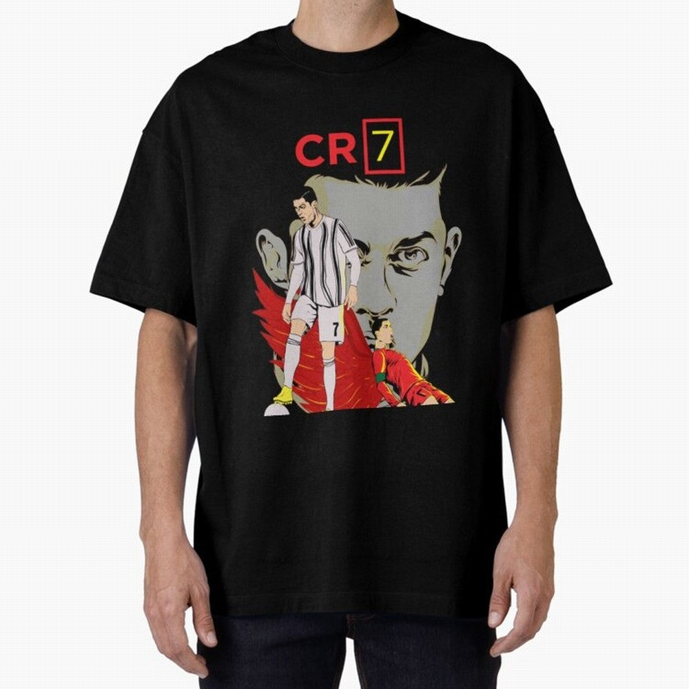Cristiano Ronaldo Cristiano Ronaldo cr7 Oversized T-Shirt Celebrate Rivalries and Pride in FIFA World Cup 2026 USA Canada Mexico Filled with Neymar, France and Portugal Energy, Supporter Pride, Iconic Celebrations, Legendary Names and Global Match