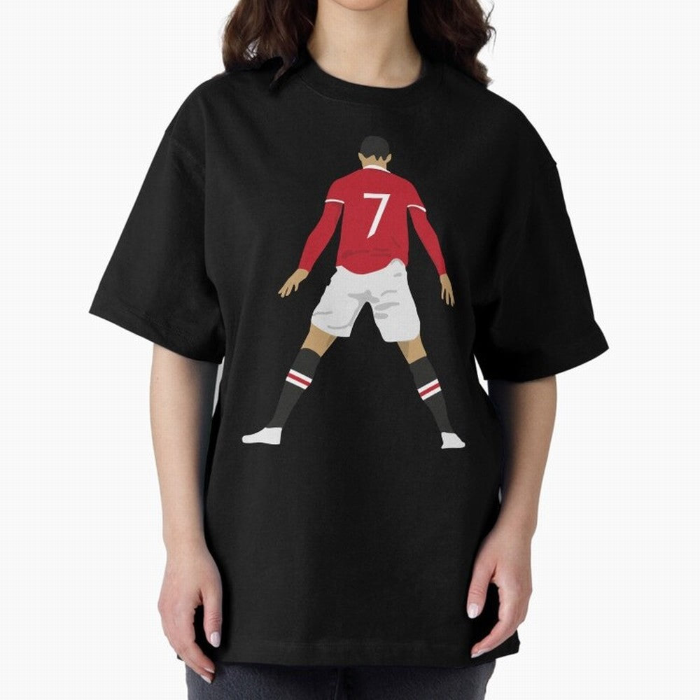 CR7 Man U SIIIIIUUUUUUU (Celebration) Oversized T-Shirt Celebrate the Next Chapter of the FIFA World Cup 2026 Journey through Mbappe and Neymar Highlights, Brazil Pride, Champion Mindset, Group Stage Buzz, Knockout Tension and Passionate Fan