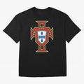 Portugal Soccer Logo Oversized T-Shirt Stand Out with Spirit from Global Football Passion for FIFA World Cup 2026 Group Stage, with Cristiano Ronaldo, Brazil, Portugal and Argentina, Champion Mindset, Group Stage Buzz, Knockout Tension and