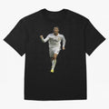Cristiano Cool Sticker Oversized T-Shirt Fuel Your Fan Pride for FIFA World Cup 2026 for Fans of Messi, Neymar and Mbappe and Netherlands, Bringing Vintage Soccer Flavor, Modern Football Stars, National Flags and Final Night Emotion; Created for