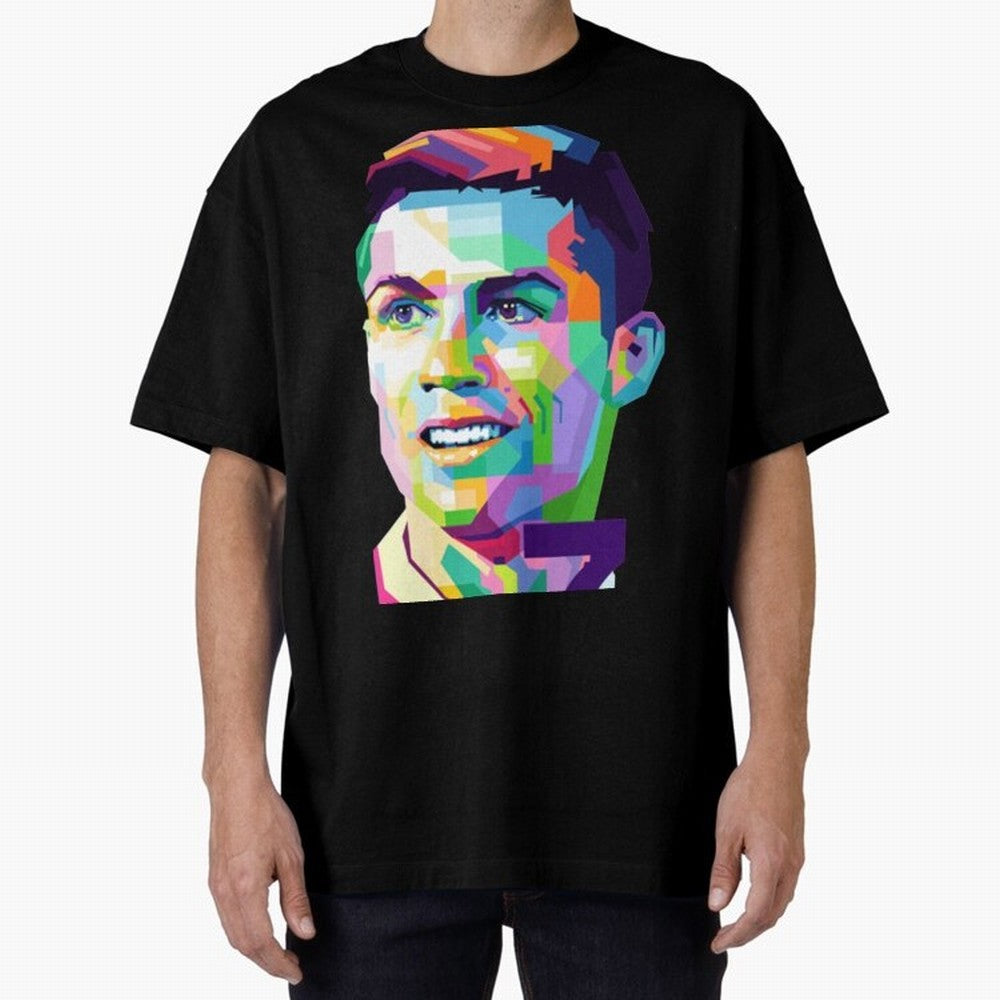 Cristiano Ronaldo CRISTIANO RONALDO 7 Oversized T-Shirt Support FIFA World Cup 2026 Spirit, with Germany, CR7, Goal Celebration Energy, Supporter Heritage, Football Icons and Worldwide Tournament Joy; Ideal for Passionate Fans Who Love Underdog