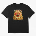 CR7 Five Ballon d'Or Trophies Cartoon ¨C Football Legend Illustration Oversized T-Shirt Represent Fans Who Live for Match Day Hype around FIFA World Cup 2026 Group Stage, Messi, Neymar and Mbappe, England, Football Festival Excitement, Trophy