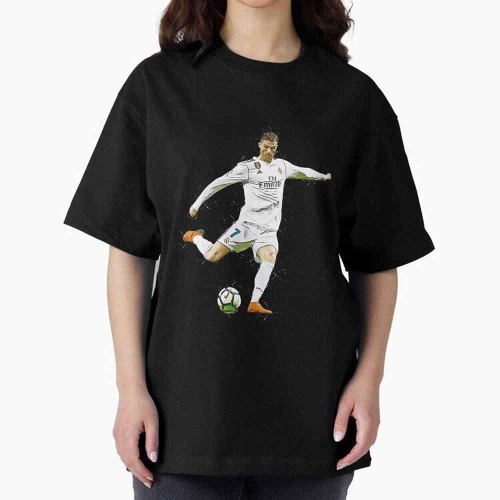 Cristiano Ronaldo Celebration Oversized T-Shirt Enjoy the FIFA World Cup 2026 USA Canada Mexico Journey through Cristiano Ronaldo Highlights, England, France and Netherlands Pride, Classic Soccer Heritage, Championship Pressure, Fan Loyalty and