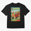 Portugal Hel-Azul Spirit at Cabo da Roca and Bel¨¦m Tower for FIFA World Cup 2026 Oversized T-Shirt Honor FIFA World Cup 2026 USA Canada Mexico Celebrating Messi, Brazil Energy, Champion Mindset, Group Stage Buzz, Knockout Tension and Passionate