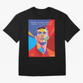 Cristiano Ronaldo Oversized T-Shirt Capture FIFA World Cup 2026 Celebrating Neymar, Haaland and Cristiano Ronaldo, France and Portugal Energy, Match Day Excitement, Supporter Culture, Golden Goals and Global Football Passion; Perfect for People Who