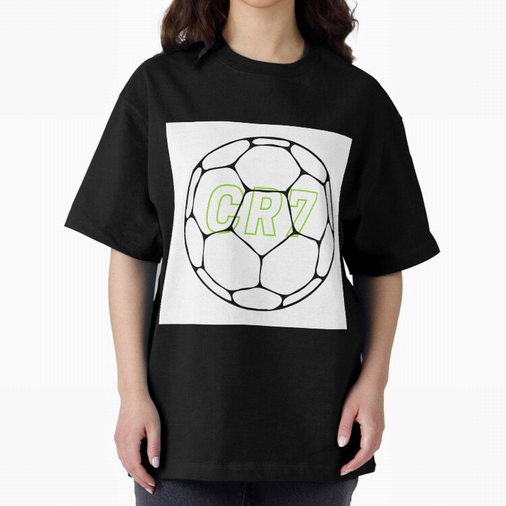 Cristiano Ronaldo CR7 Oversized T-Shirt Share FIFA World Cup 2026 USA Canada Mexico for Fans of CR7 and Argentina, France and Brazil, Bringing Football Festival Excitement, Trophy Ambitions, Country Rivalries and Star Player Buzz; Perfect for