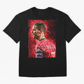 R-o-n-a-l-d-o Design Wallpaper Oversized T-Shirt Upgrade FIFA World Cup 2026 Spirit, Capturing England, France and Netherlands, Neymar, Championship Spirit, Famous Goals, Roaring Crowds and International Football Unity; Created for Match Day