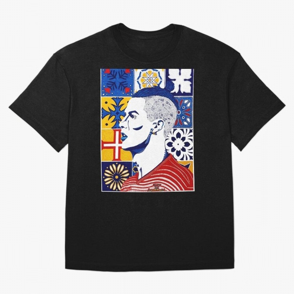 Cristiano Ronaldo Cristiano Ronaldo Azulejos Oversized T-Shirt Discover Match Day Hype around FIFA World Cup 2026, Messi, CR7 and Mbappe, Argentina and Brazil, Retro Football Energy, Iconic Rivalries, Trophy Chase Drama and Stadium Atmosphere;