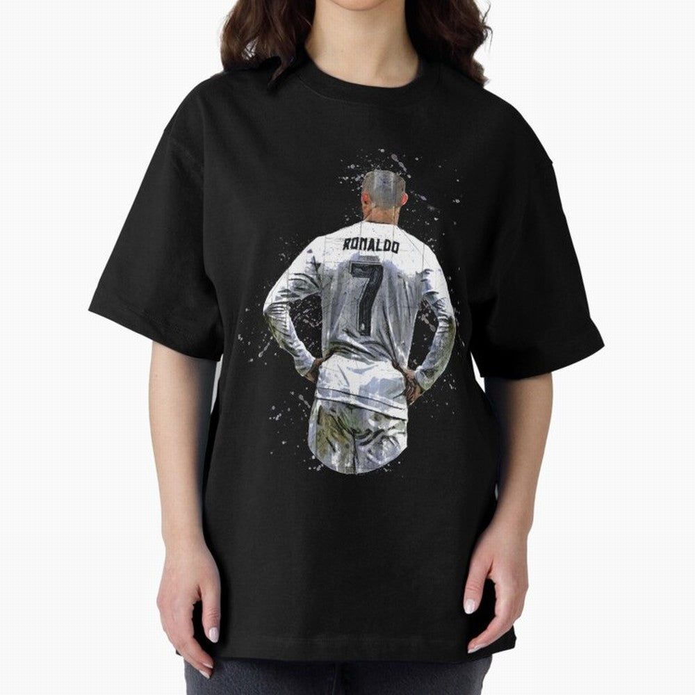 Cristiano Ronaldo Cristiano Ronaldo cr7 Oversized T-Shirt Carry National Pride through the FIFA World Cup 2026 USA Canada Mexico Journey through Mbappe Highlights, Argentina Pride, Global Supporter Spirit, Legendary Goals, National Colors and