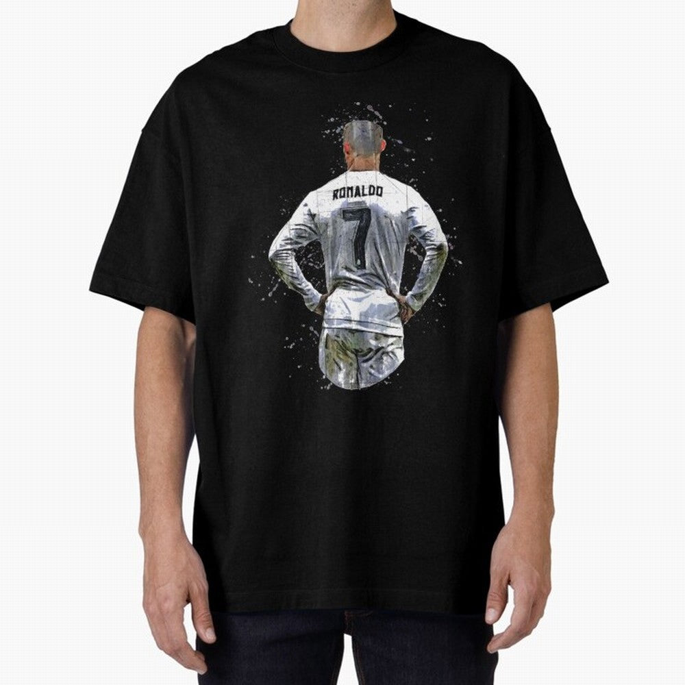 Cristiano Ronaldo Cristiano Ronaldo cr7 Oversized T-Shirt Carry National Pride through the FIFA World Cup 2026 USA Canada Mexico Journey through Mbappe Highlights, Argentina Pride, Global Supporter Spirit, Legendary Goals, National Colors and