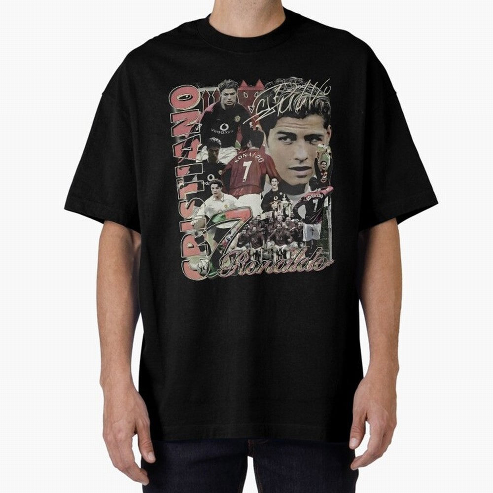 Limited Cristiano Ronaldo CR7 Vintage Oversized T-Shirt Bring Match Day Fire to the FIFA World Cup 2026 Group Stage Journey through Mbappe Highlights, Netherlands Pride, Classic Soccer Heritage, Championship Pressure, Fan Loyalty and International