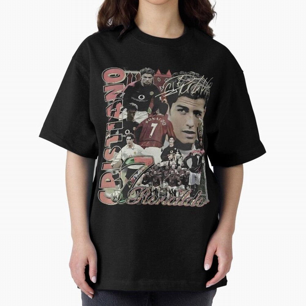 Limited Cristiano Ronaldo CR7 Vintage Oversized T-Shirt Bring Match Day Fire to the FIFA World Cup 2026 Group Stage Journey through Mbappe Highlights, Netherlands Pride, Classic Soccer Heritage, Championship Pressure, Fan Loyalty and International
