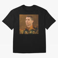 cristiano ronaldo - replaceface Oversized T-Shirt Support Your Favorite Stars during FIFA World Cup 2026 for Fans of Messi and Portugal, Spain and Germany, Bringing Sports Nostalgia, International Competition, Famous Players and Unforgettable