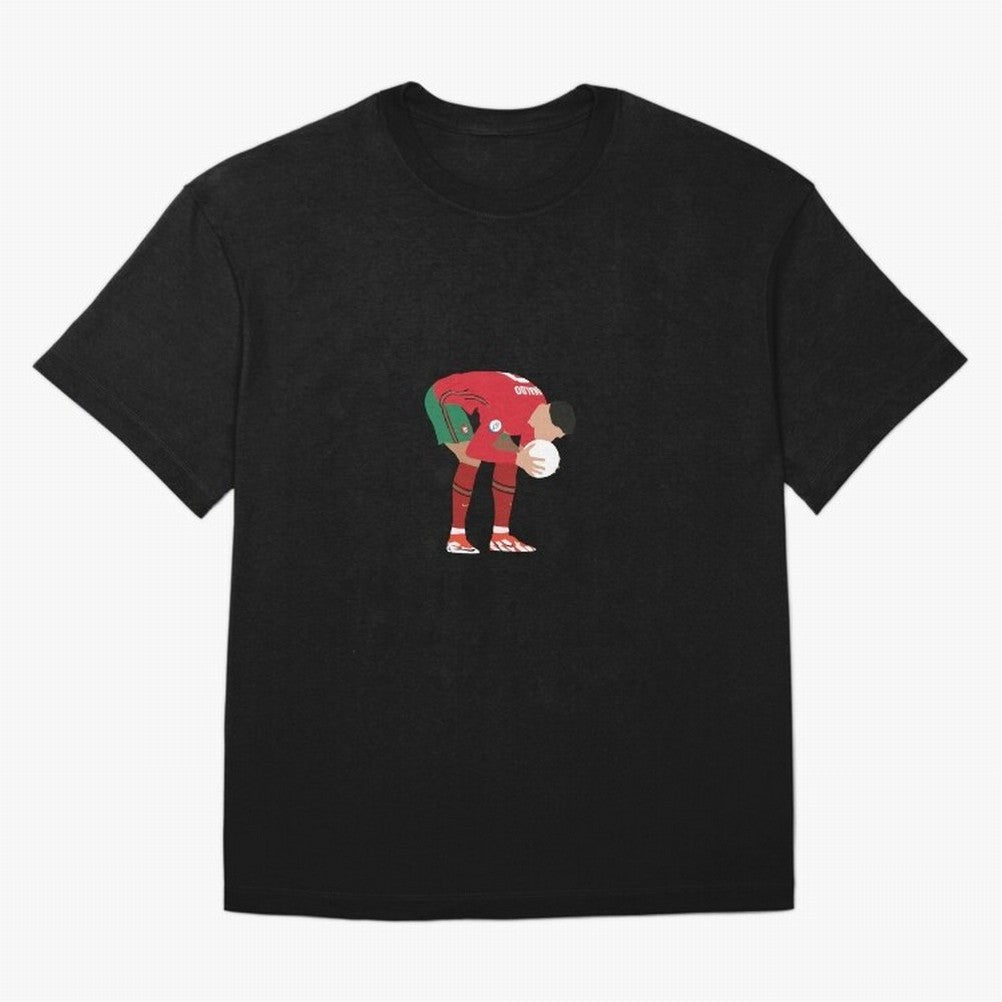cristiano ronaldo ball kiss Oversized T-Shirt Bring Retro Soccer Energy to FIFA World Cup 2026 USA Canada Mexico Centered on Haaland, Portugal, Spain and Germany Energy, Stadium Memories, Football Loyalty, International Chants and Championship