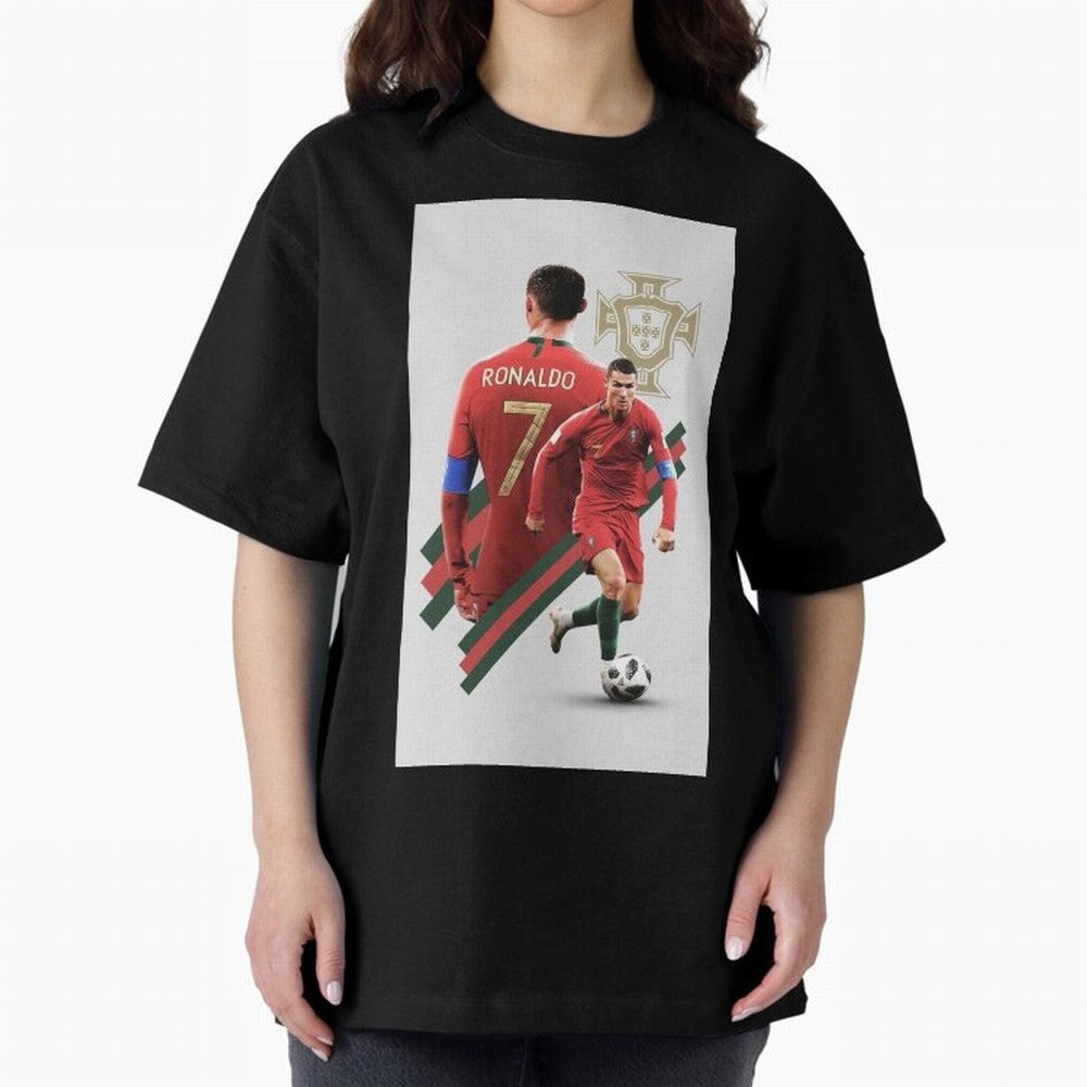 cr qatar Oversized T-Shirt Support Iconic Players in Match Day Hype around FIFA World Cup 2026, Neymar, Argentina, Worldwide Fan Energy, Dramatic Goals, Stadium Lights and Championship Celebrations; Ideal for Passionate Fans Who Love Underdog