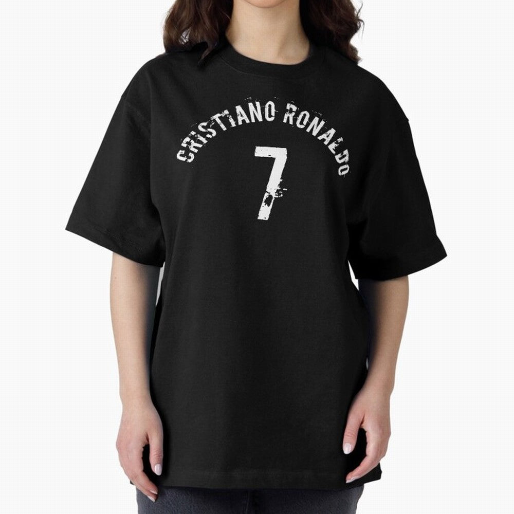 Cristiano Ronaldo 7 Oversized T-Shirt Show Your Love for FIFA World Cup 2026 Spirit, Connected to Netherlands, Cristiano Ronaldo, Soccer Culture, Superstar Moments, National Team Dreams and Competitive Fire; Made for Die Hard Supporters, Soccer